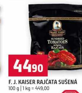 F. J. KAISER RAJČATA SUŠENÁ 100 g
