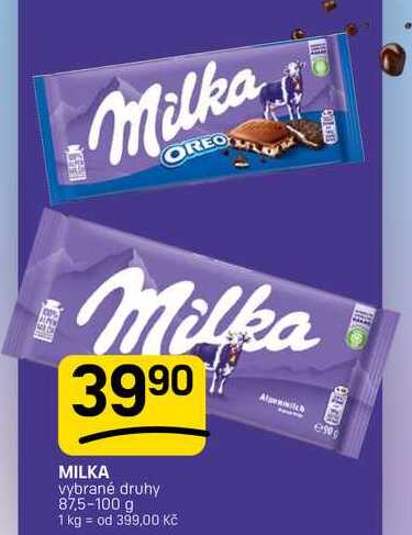 Milka 87,5-100g