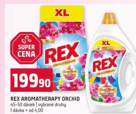 REX AROMATHERAPY ORCHID 45-50 dávek vybrané druhy