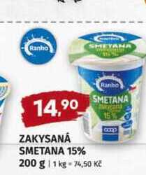ZAKYSANÁ SMETANA 15% 200 g
