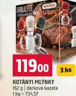 KOTÁNYI MLÝNKY 162 g dárková kazeta