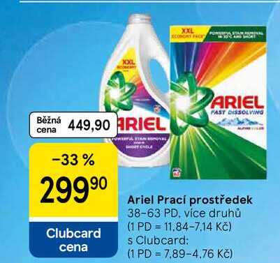 Ariel Prací prostředek, 38-63 PD 