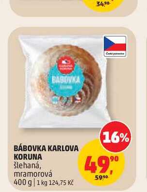 Bábovka Karlova koruna 400g
