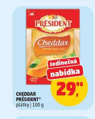 CHEDDAR PRÉSIDENT 100g