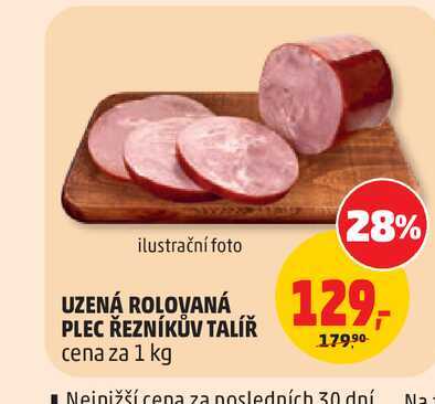 UZENÁ ROLOVANÁ PLEC ŘEZNÍKŮV TALÍŘ 1 kg