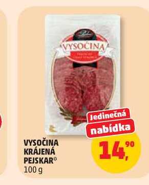 VYSOČINA KRÁJENÁ PEJSKAR* 100 g