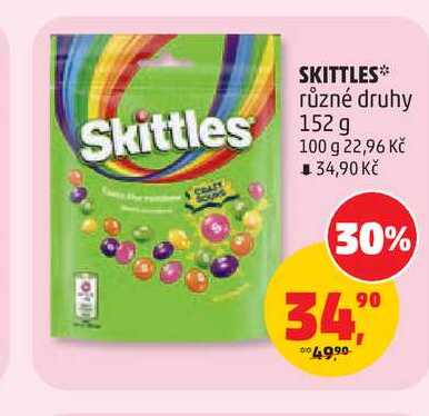 SKITTLES* různé druhy 152 g
