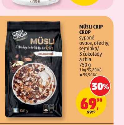 MUSLI CRIP CROP 750g