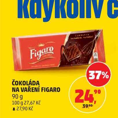 ČOKOLÁDA NA VAŘENÍ FIGARO 90 g