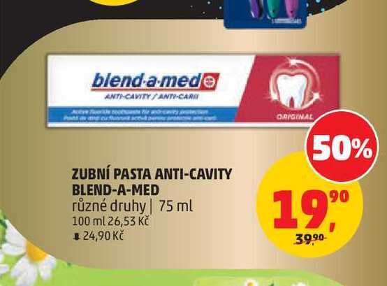 ZUBNÍ PASTA ANTI-CAVITY BLEND-A-MED různé druhy | 75 ml
