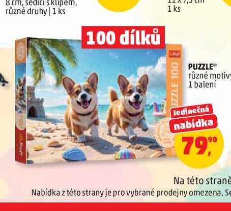 PUZZLE různé motivy 1 balení
