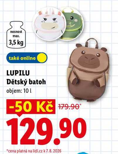 LUPILU Dětský batoh