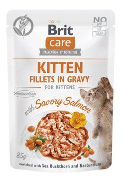 Brit Care Cat Fillets In Gravy Kitten Savory salmon 85 g