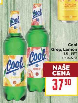 Cool Grep, Lemon 1,51, PET 