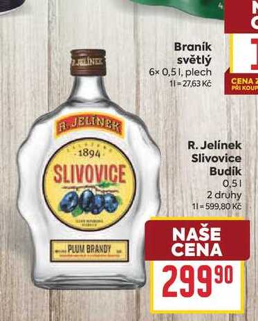 R. Jelínek Slivovice Budik 0,5l