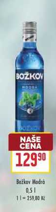 Božkov Modrá 0,5l
