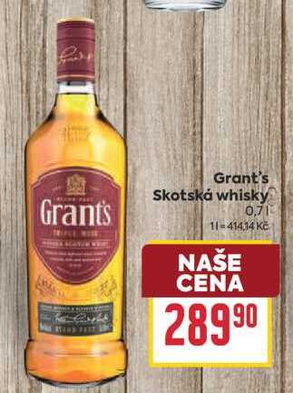 Grant's Skotská whisky 0,7l