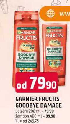 GARNIER FRUCTIS GOODBYE DAMAGE balzám 200 ml