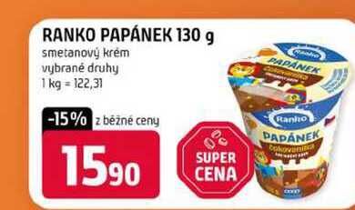 RANKO PAPÁNEK 130 g smetanový krém
