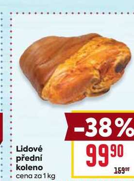 Lidové přední koleno cena za 1 kg