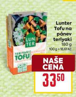 Lunter Tofu na pánev teriyaki 180 g 