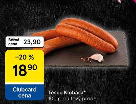 Tesco Klobása, 100 g