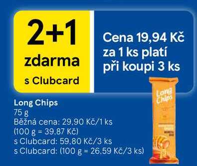 Long Chips, 75 g