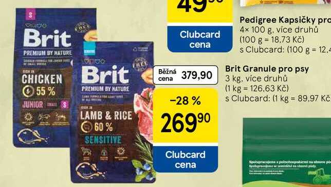 Brit Granule pro psy, 3 kg, více druhů 