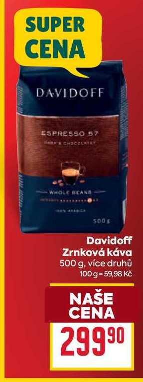 Davidoff Zrnková káva 500 g