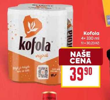 Kofola 4× 330 ml 