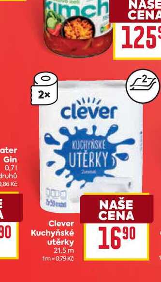 Clever Kuchyňské utěrky 21,5 m