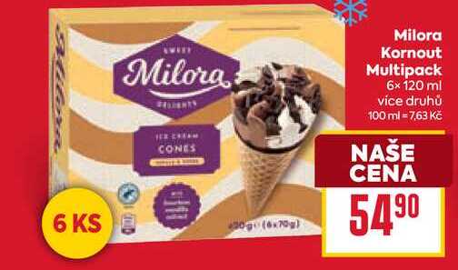 Milora Kornout Multipack 6x120 ml