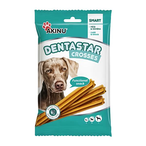 Akinu Pamlsky pro psy Denta Star žvýkací tyčky 170g