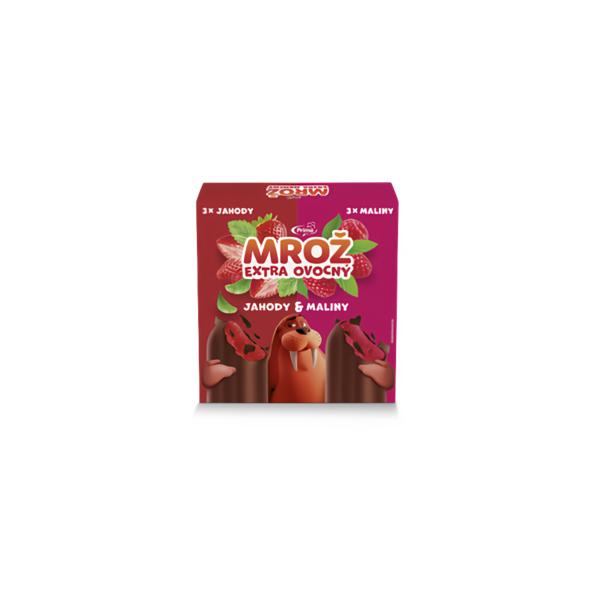 Mrož jahoda, malina multipack 6x50ml