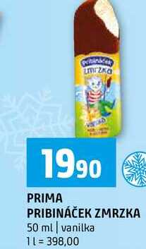 PRIMA PRIBINÁČEK ZMRZKA 50 ml vanilka