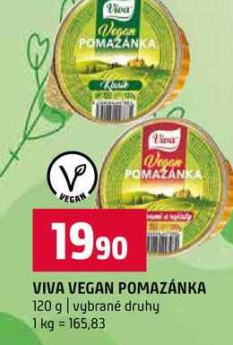 VIVA VEGAN POMAZÁNKA 120 g vybrané druhy 