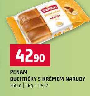 PENAM BUCHTIČKY S KRÉMEM NARUBY 360 g
