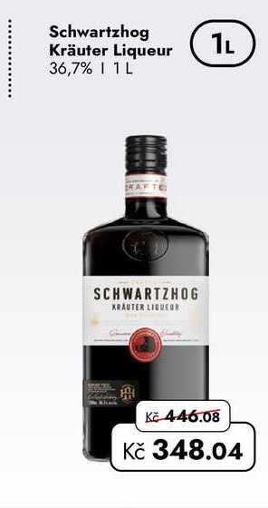 Schwartzhog Kräuter Liqueur 36,7% 1 L 