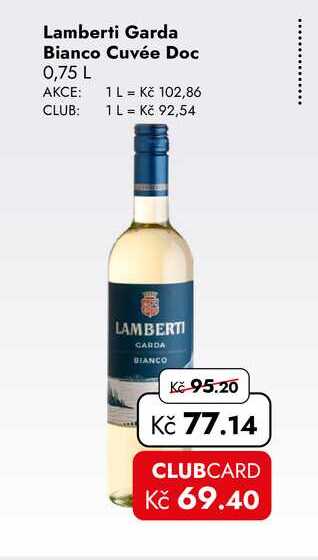 Lamberti Garda Bianco Cuvée Doc 0,75 L      