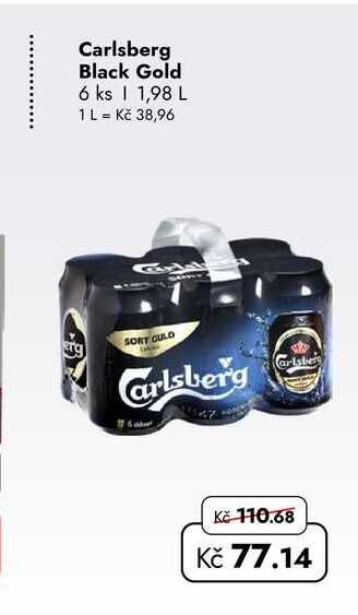 Carlsberg Black Gold 6 ks 1,98 L