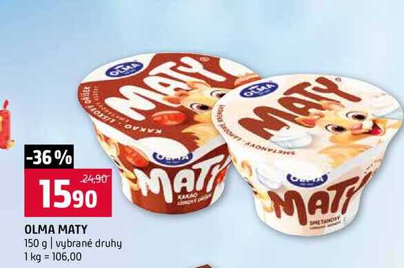 OLMA MATY 150 g vybrané druhy