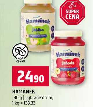 HAMÁNEK 180 g vybrané druhy