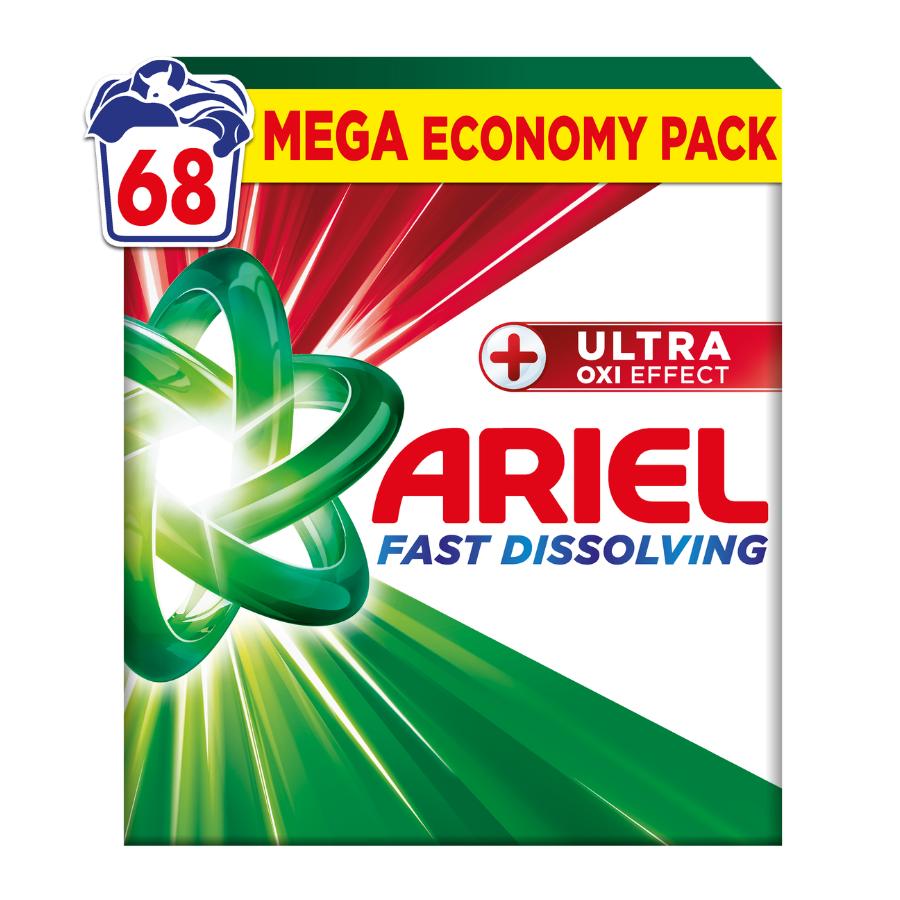 Ariel Plus prášek na praní Oxi 3,74 kg