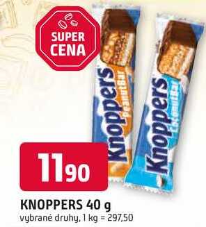 KNOPPERS 40 g vybrané druhy