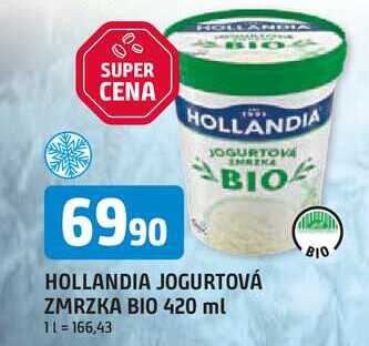 HOLLANDIA JOGURTOVÁ ZMRZKA BIO 420 ml