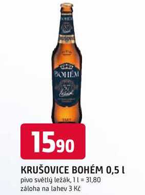 KRUŠOVICE BOHÉM 0,5 l