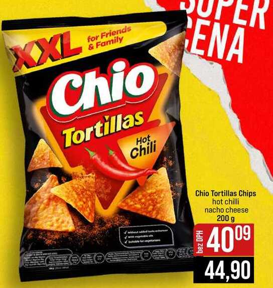 Chips hot chilli nacho cheese 200 g 