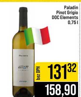 Paladin Pinot Grigio DOC Elements 0,75l