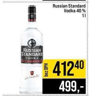 Russian Standard Vodka 40% 1l