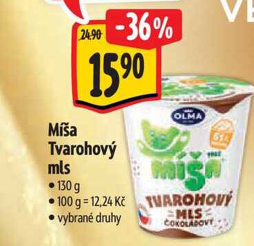   Míša Tvarohový mls  130 g  